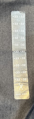 Pantalones de mezclilla Marc Ecko para hombre 33x32 relajados rectos grises corte y costura nuevos sin etiquetas - Imagen 3 de 5
