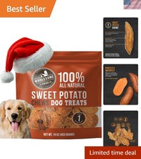 Sweet Potato Chews Dog Treats   All-Natural, Single-Ingredient, Grain-Free, 1...