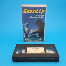 VHS Video ☆ GODZILLA VS MECHGODZILLA ☆ PG Cert Vintage Tape
