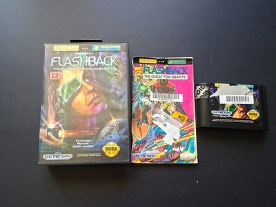 Flashback: The Quest for Identity (Sega Genesis, 1993) CIB