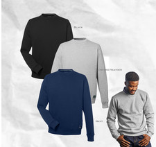 Classic Crewneck Sweatshirt  Nautica Unisex Anchor Fleece Crewneck Sweatshirt