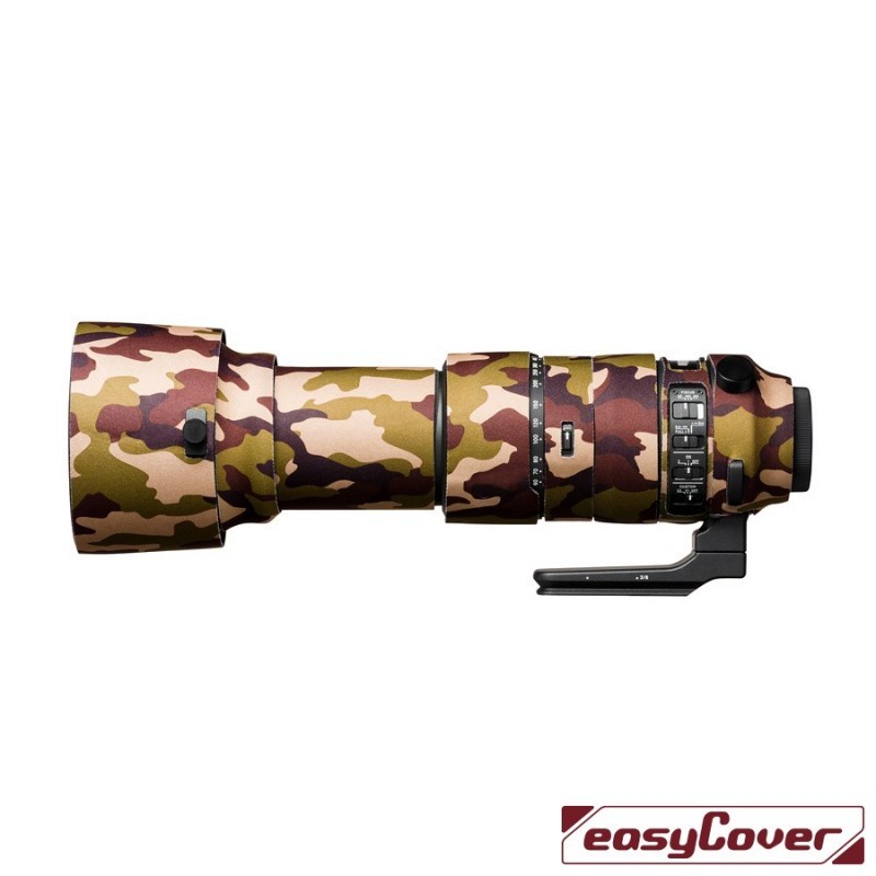 EasyCover Lens Oak marron pour objectif Sigma 60-600mm évite rayures et usure du fût