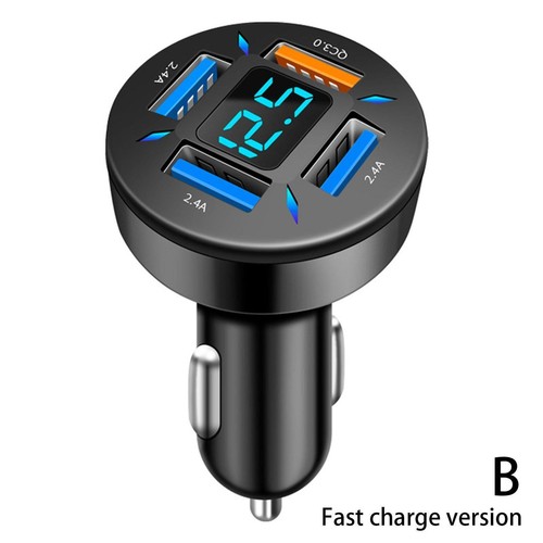 Universal 4-Port USB Autoladegerät 12V Zigarettenanzünder Laden Q1Y1 - Zdjęcie 12 z 12