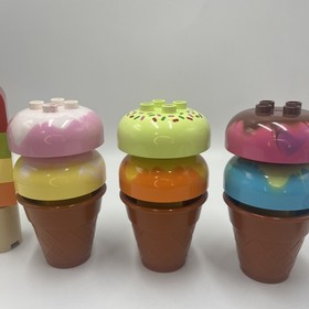 Lego Duplo Creative Ice Cream Set Popsicle Desserts 10574 Incomplete