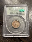 1871 Proof Indian Cent - PCGS OGH PR63 RB CAC!