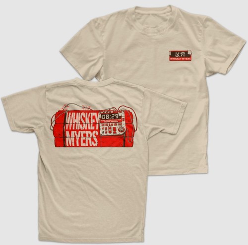 Whiskey Myers Time Bomb Vienna VA T-Shirt DTG Reprint - Picture 1 of 3