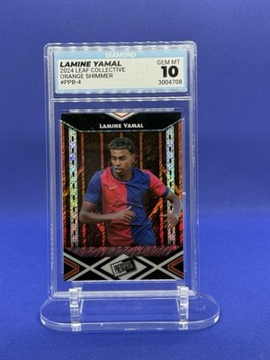 Topps Chrome PSA 10 Kang-In Lee Tyler Adams Houssem Aouar Leaf Yamal Card Lot