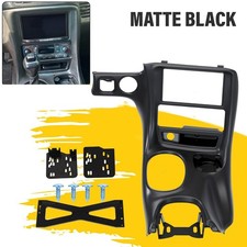 Double Din Dash Radio Console Trim Panel For Chevrolet Corvette C5 97-04 Black Double Din Dash Radio Console Trim Panel For Chevrolet Corvette C5 97-04 Black