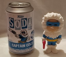Funko Soda Captain Cold DC Comics DC Universe Chase Flocked  Opened, (No Pog) 