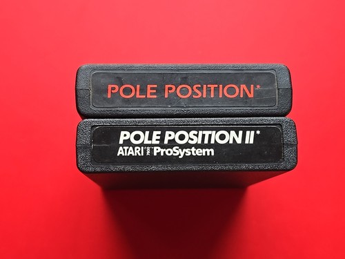 Pole Position 1 2 II Atari 2600 7800 Games Arcade Racing Vintage Cleaned Works - Picture 3 of 8
