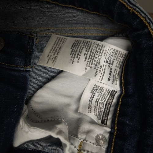 Levi’s Damen 711 Skinny Ankle Jeans Distressed Raw Hem Medium Wash High Waist 28 - Bild 3 von 5