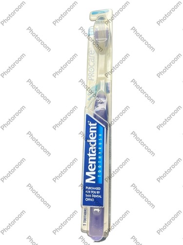 NEW Mentadent ProCare Toothbrush Soft Compact Flexible Handle Purple VINTAGE