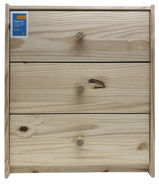 IKEA RAST 3段チェスト RAST chest of 3 drawers, pine, 62x68 cm - IKEA