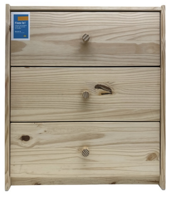 IKEA RAST 3段チェスト RAST chest of 3 drawers, pine, 62x68 cm - IKEA