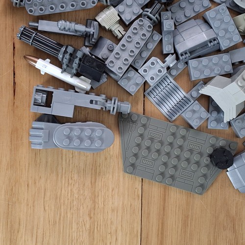 Mega Bloks / BTR Loose Building Blocks Bulk Lot 560g Army Plane Robot Pieces - Picture 9 of 19