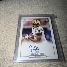 Panini 2020 Luminance Justin Jefferson Year One Signatures Rps YO-JU RC Auto🔥📈