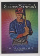 2021 Upper Deck Goodwin Champions Platinum Color Wheel Carlos Colmenarez 0i47