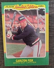 1986 Fleer Limited Edition Baseball Superstars - Carlton Fisk #15