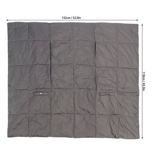 USB Heated Blanket Shawl | Wearable Electric Throw | 8-Zone Heating. - Picture 2 of 12
