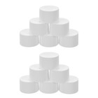 100 Pcs White Plastic Screw Cap Covers Toothpaste for Squeezer Dispenser