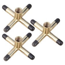 3 Pcs Billiard Bridge Head Pool Cue Anti-slip Billiards Holder Cross for