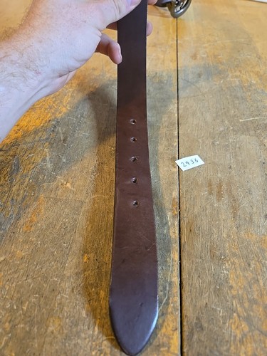 Cinturón de cuero Lee River Belt Company hecho en Irlanda talla 38" - Imagen 8 de 18