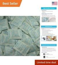 100 Pack Silica Gel Moisture Absorber - Protects Documents & Electronics