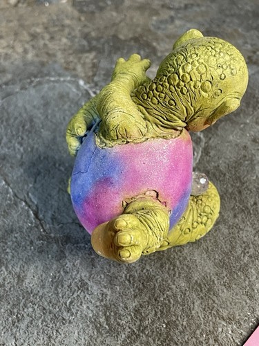 Dragon Keep Hatchlette "GO FORETTE" con cristallo - By Marty Sculpture - - Foto 8 di 12