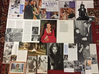 VIVIEN LEIGH Over 20 UK & Australian Clippings