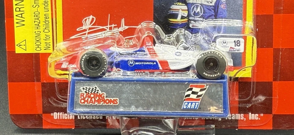 Carro de autos Mark Blundell Indy 1997 Racing Champions 1/64 autógrafo automático sin certificado de autenticidad Foto 3 de 4