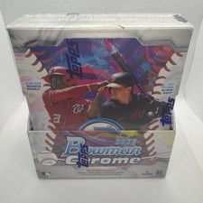2023 Bowman Chrome Baseball Hobby Box Factory Sealed 2 Autographs Per Master Box