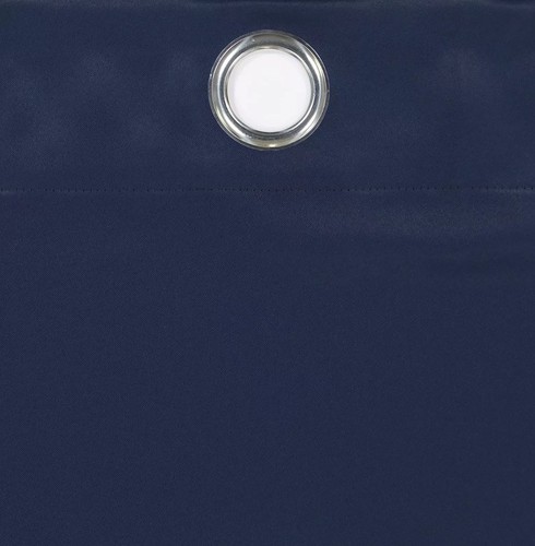 2 Panels Grommet Blackout Thermal Navy Blue Window Curtain 54'W X 84'L - Picture 3 of 4