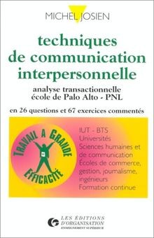 Techniques de communication interpersonnelle : an... | Buch | Zustand akzeptabel