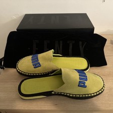 WOMEN PUMA FENTY ESPADRILLE WNS RIHANNA SLIPPERS SLIDES 7.5