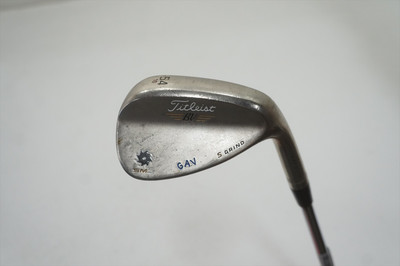 Titleist Vokey Sm5 Gold Nickel Wedge 54°-10 S-Grind Wedge Stock 1168452 Good S75