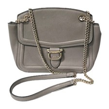 Nine West Pink Handbag Harper Convertible Flap Crossbody Taupe Purse