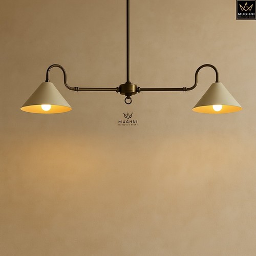 Brass Chandelier Mid century Light-Modern Lighting-Unique Lighting - 第 1/12 張圖片