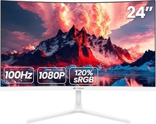 Monitor Gamer Curvo 24 Pulgadas HD Pantalla Gaming Videojuegos Para Computadora