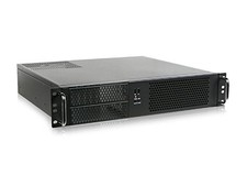 Istarusa 2u Compact Rackmount Microatx Chassis - Rack-mountable - Black - Steel