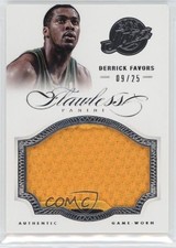 2012-13 Panini Flawless Patch /25 Derrick Favors #25 Patch