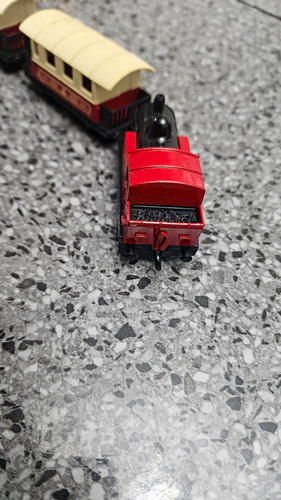 Locomotora de vapor analógica Hornby OO British Rail 4345 con 2 vagones rojo/negro | Condition: Used
