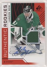 2018-19 Upper Deck SP Game Used Authentic Rookies Red Jersey Landon Bow Auto 0g4