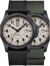 Luminox XL.1971.SET Mens Watch Atacama Field Carbonox Set + 2. Strap 43mm 10ATM