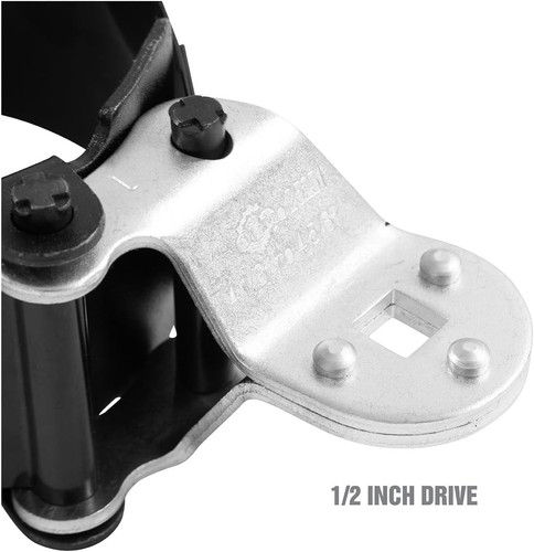 Heavy Duty Truck Oil Filter Wrench, 4-1/8 in to 4-5/8 in, 104mm to 118mm, 1/2... - Picture 4 of 5