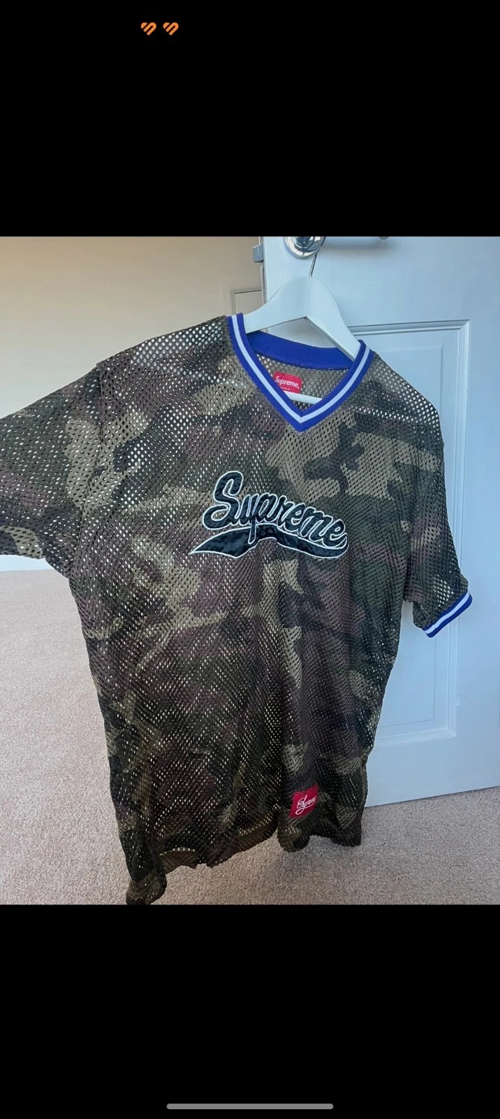 Authentique maillot maille camouflage suprême   Taille L 