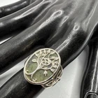 VTG Solvar 925 Sterling Serpentine Tree Of Life Ring. Grams 5. Size 6. Signed SD