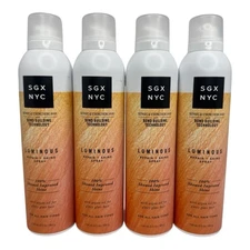 (4) SGX NYC Luminous Repair & Shine Spray 6.5 Oz  Repairs Strengthens New