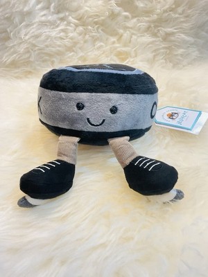 Jellycat Amuseables Eishockey Puck - Brandneu mit Etikett - 100 % Original - selten und nicht mehr produziert