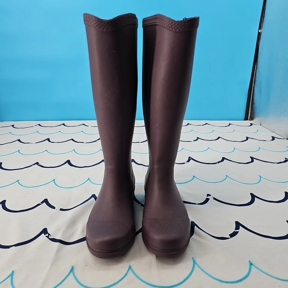 Havaianas Galochas Damas Púrpura Alto Invierno Botas de Lluvia Talla 5 Foto 2 de 4