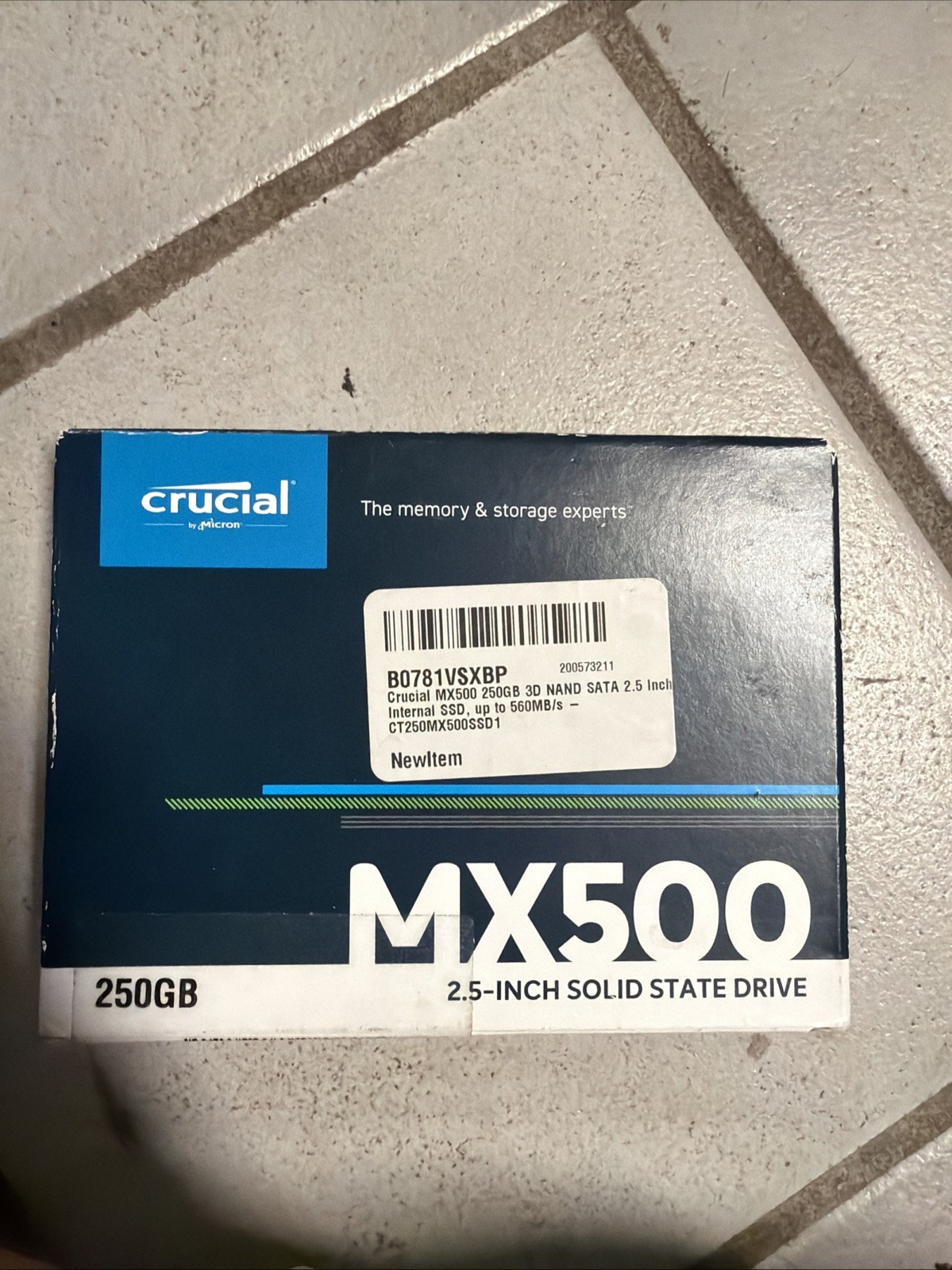 Crucial MX500 CT250MX500SSD1 250GB